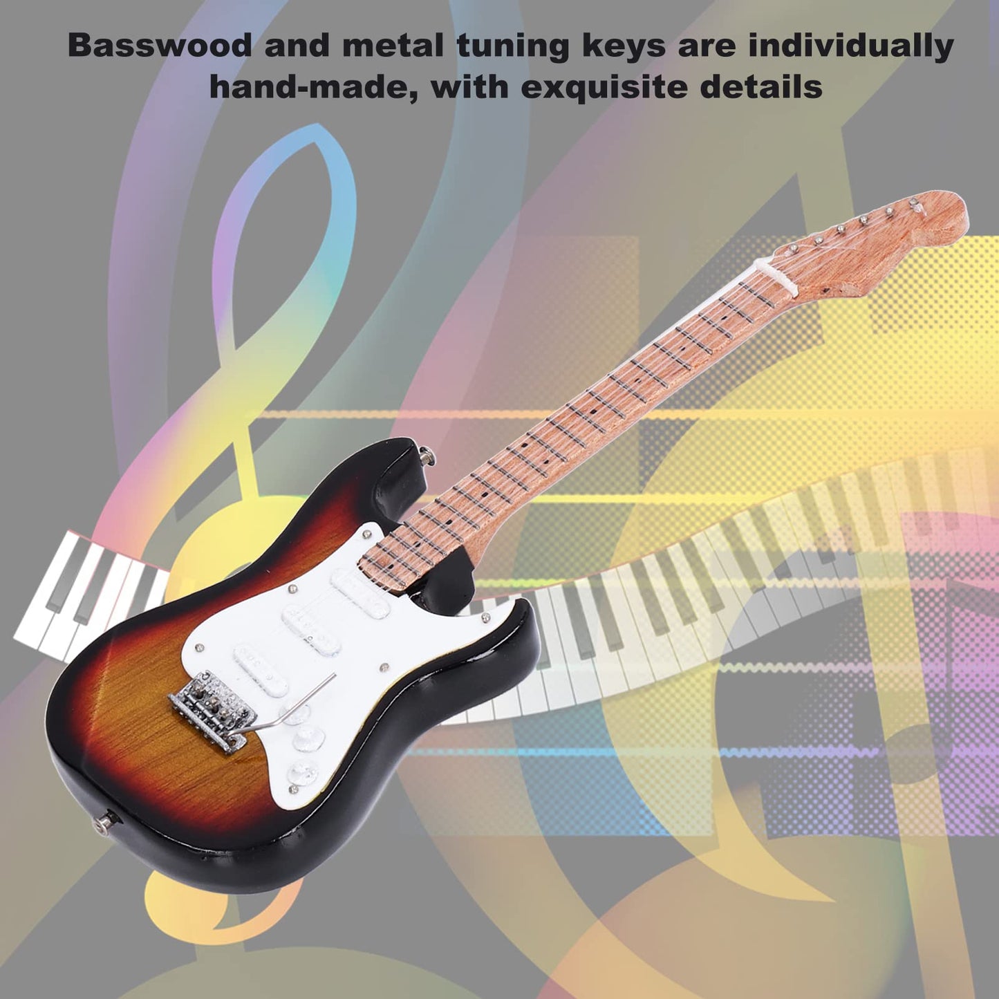 Guitarra Clasica, Guitarra Para Niños, Guitarra 18cm De Longitud Hecho A Mano Detalles Exquisitos Mini Modelo Mini Bajo Adorno De Bajo Guitarra Juguete Guitarra De Juguete Para Niño