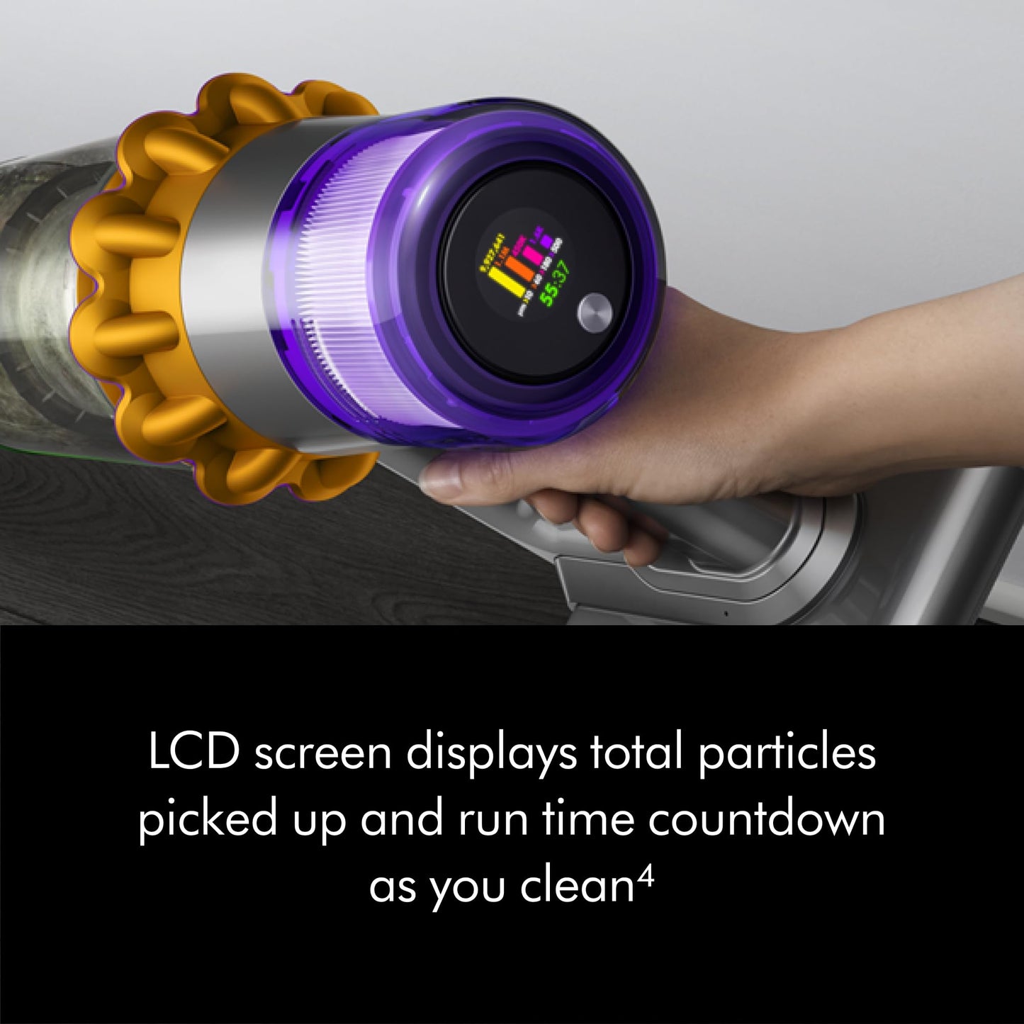 Dyson V15s Detect Submarino Aspiradora en seco húmedo, Amarillo/níquel