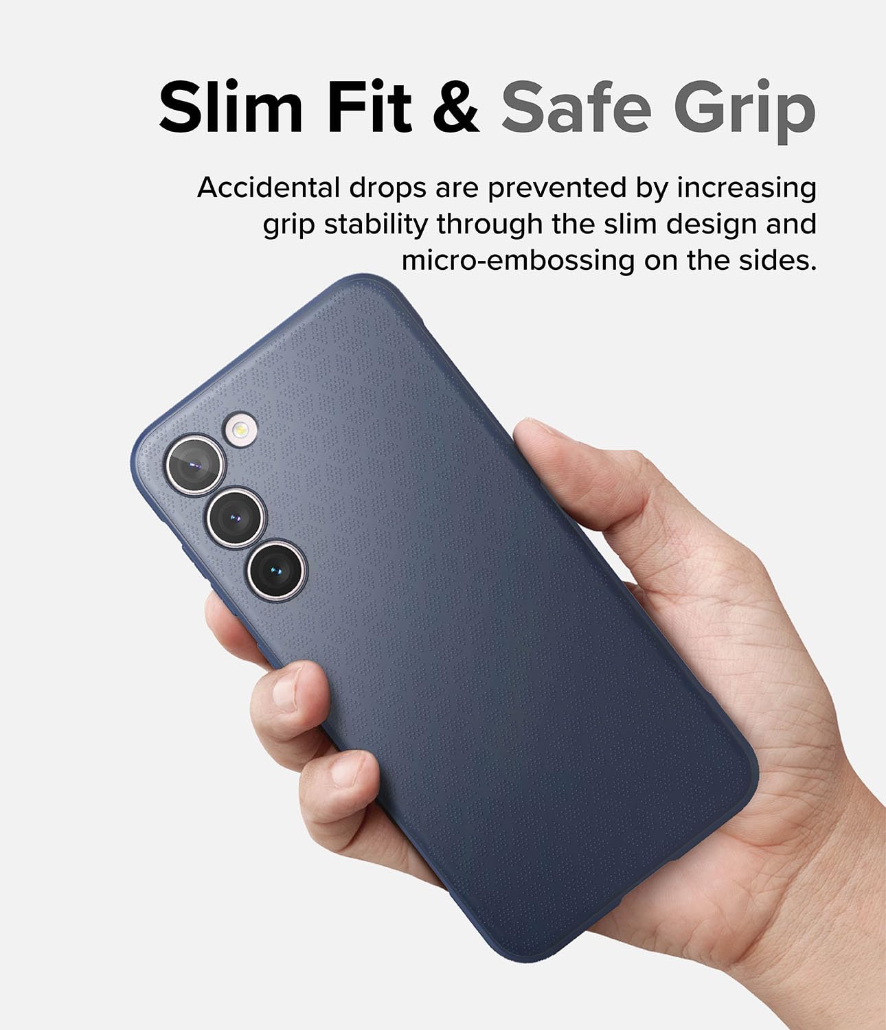 Funda Samsung Galaxy S23 Plus Ringke Onyx Navy Antihuellas y Antideslizante
