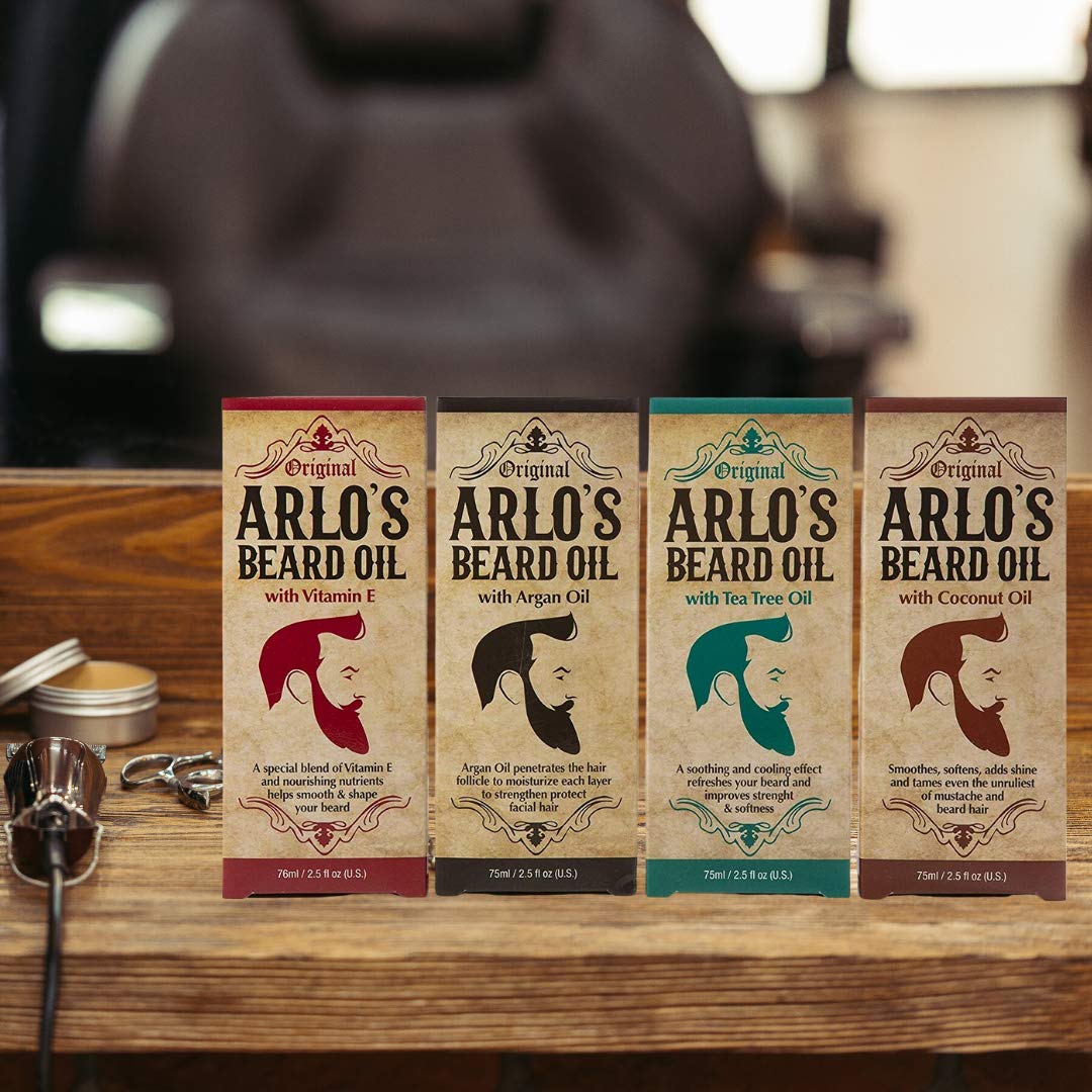 Arlo's Aceite para barba - Elimina la picazón 2.5 onzas