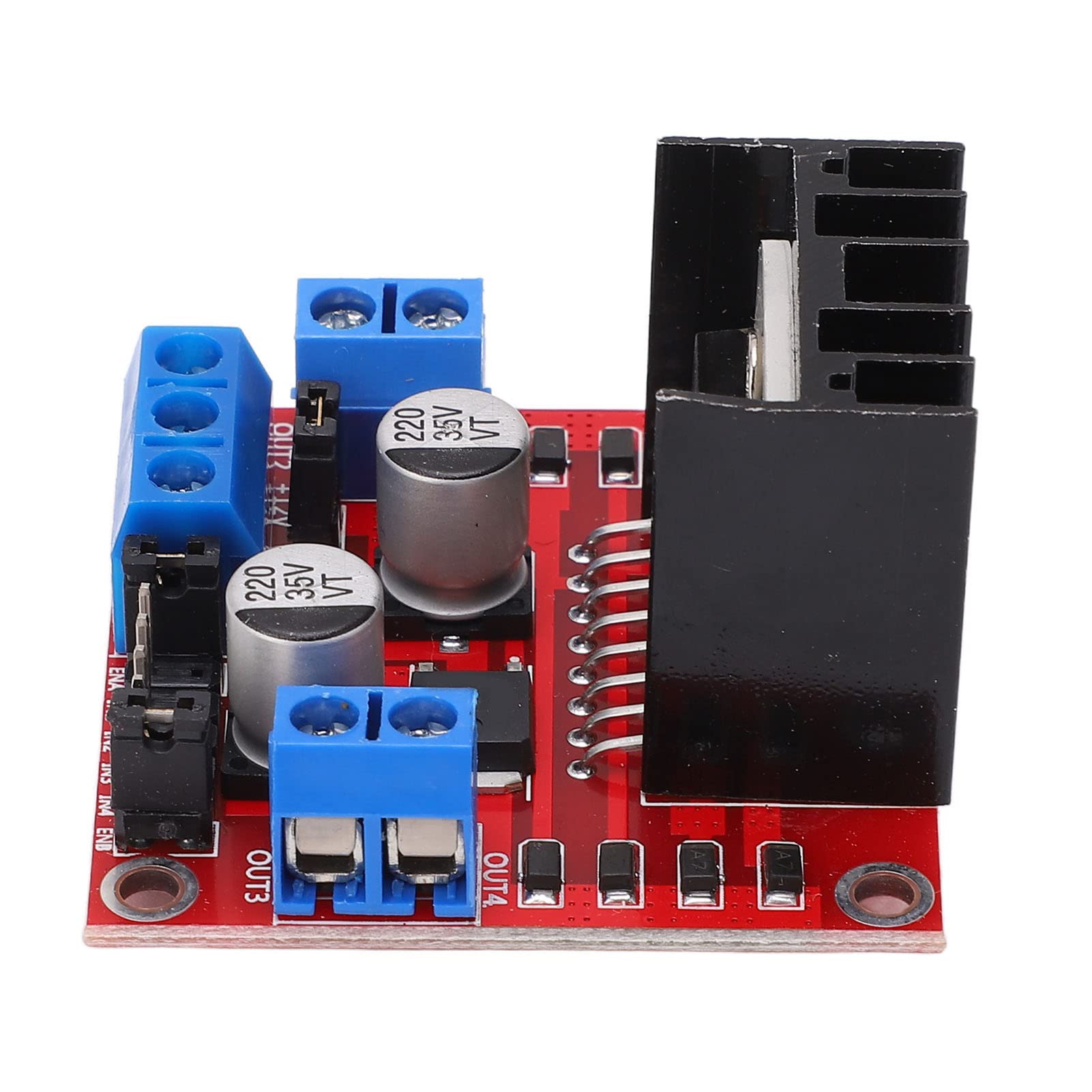 FRZY Placa de accionamiento de Motores, Puente H Dual 5 uds módulo de Controlador de Motor de Gran Capacidad de conducción protección de Corriente Continua para reemplazo