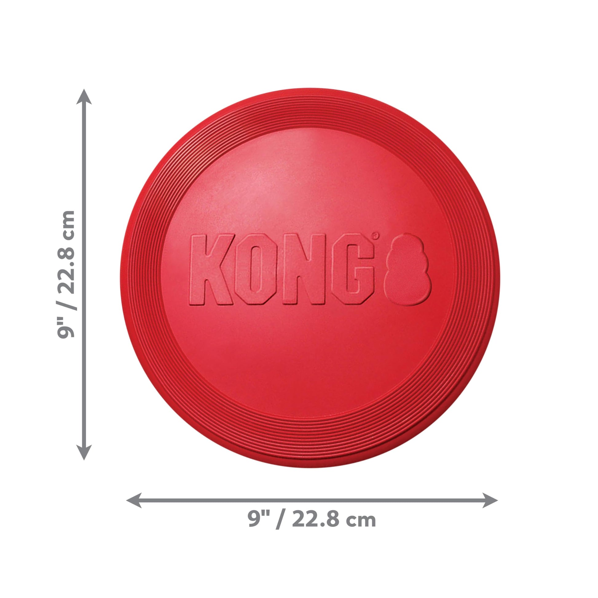 KONG Classic Flyer, color Rojo, Grande