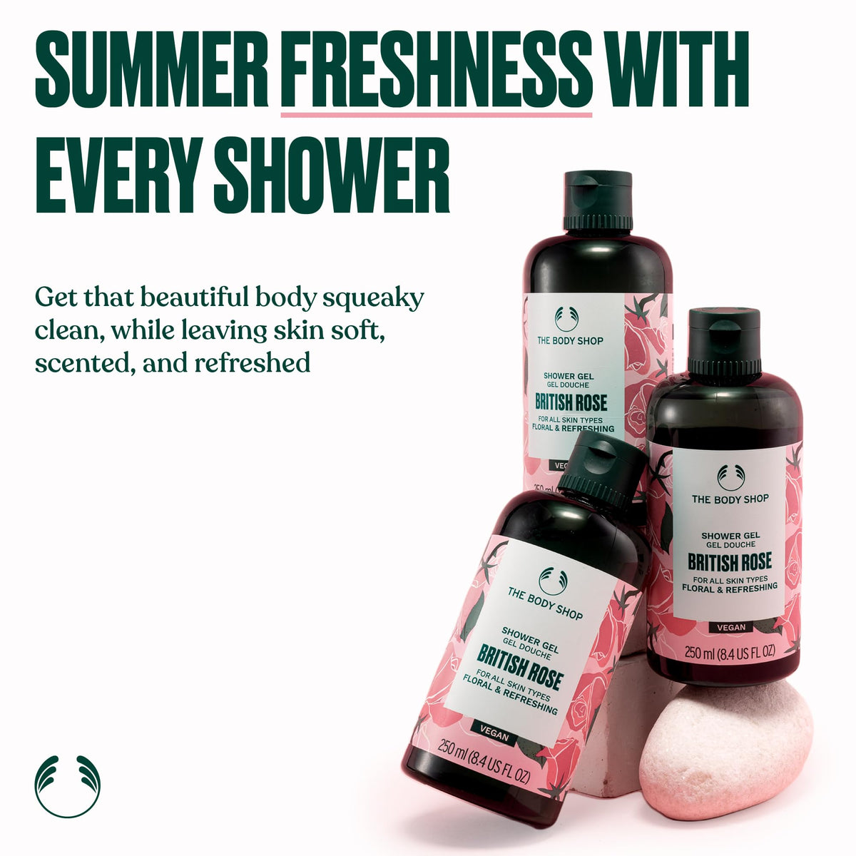 The Body Shop British Rose Shower Gel, 25.3 Fl Oz