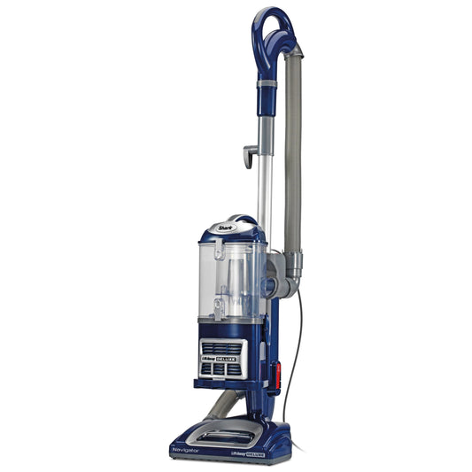 Aspiradora Vertical Shark Azul con Gran Capacidad de Taza Antipolvo y Filtro HEPA