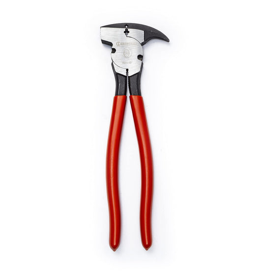 Crescent - Alicates para Herramientas de Valla de Junta sólida de Alta Resistencia, Cortador de Alambre y Extractor de Grapas, 193410CVNN-5-10 Pulgadas, Rojo