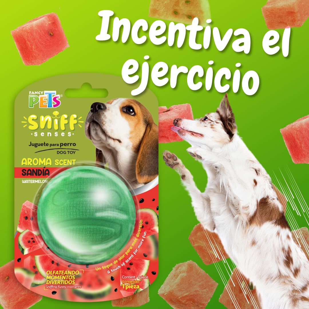 Fancy Pets Pelota Sniff con Aroma A Sandia para Perro