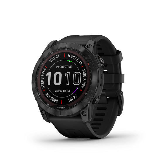 Garmin Fenix 7X Zafiro Solar Negro DLC Ti Negro 51 mm