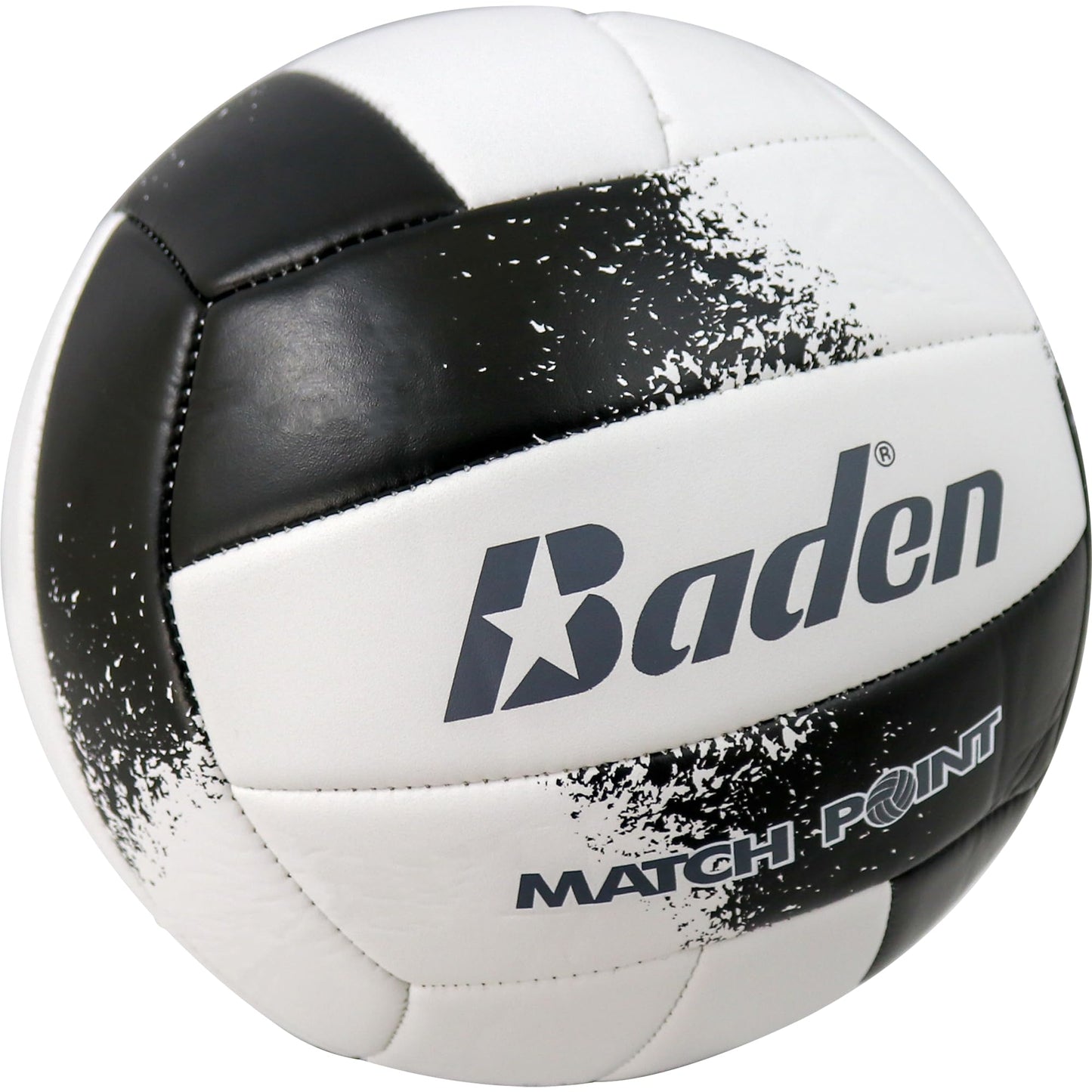 Baden MatchPoint - Balón de Voleibol, Negro/Blanco, Talla 5