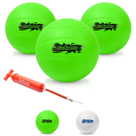 GoSports - Paquete de 3 Unidades de Voleibol acuático Ideal para Piscinas o Juegos de Voleibol de césped