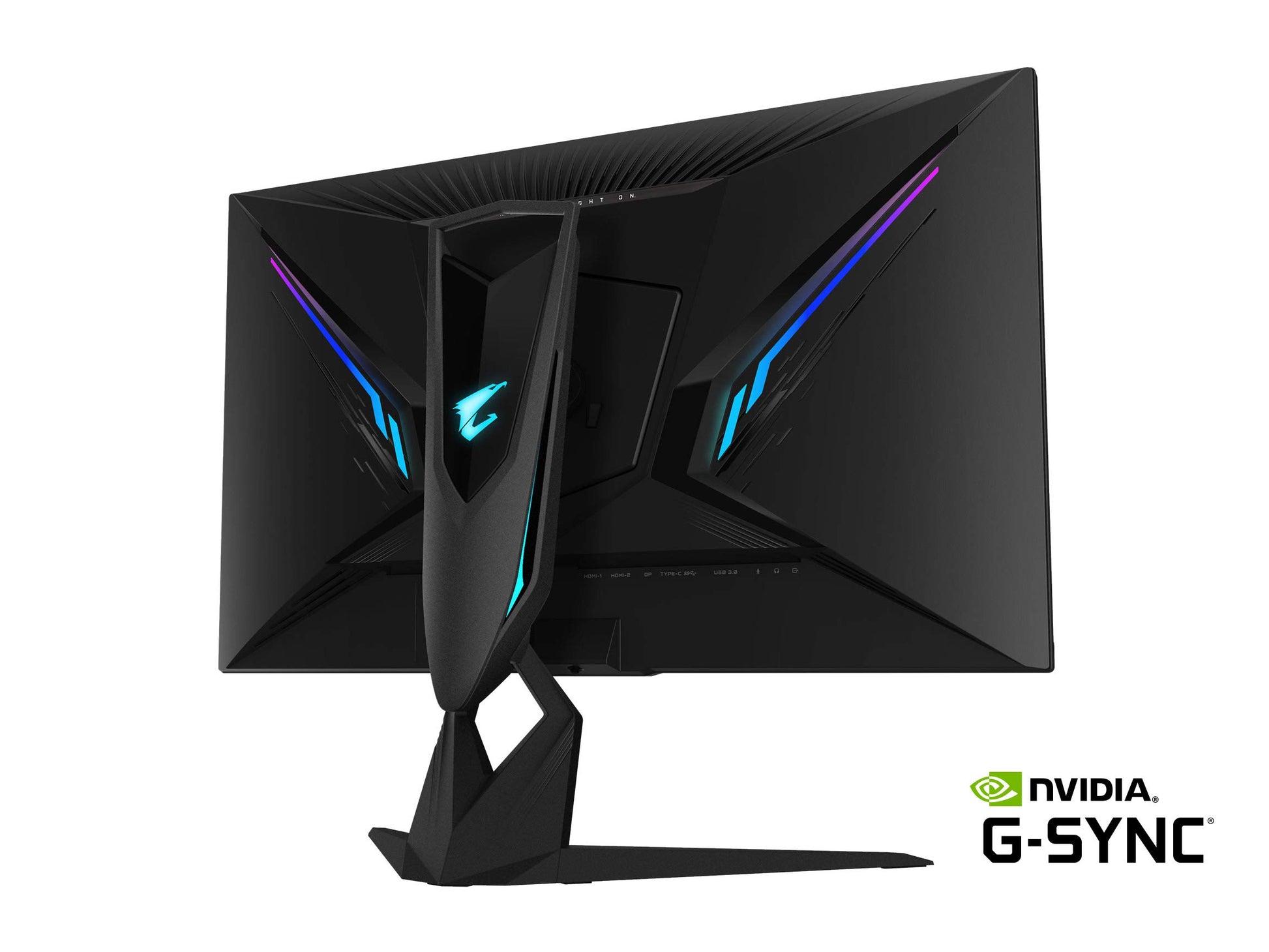 AORUS FI32Q 32" 165Hz 1440p HBR3, NVIDIA G-SYNC Compatible, Exclusive Built-in ANC, KVM, 2560x1440 Display, 1ms Response Time, HDR, 94% DCI-P3, 1x DisplayPort 1.4, 2x HDMI 2.0, 2x USB 3.0, 1x USB C