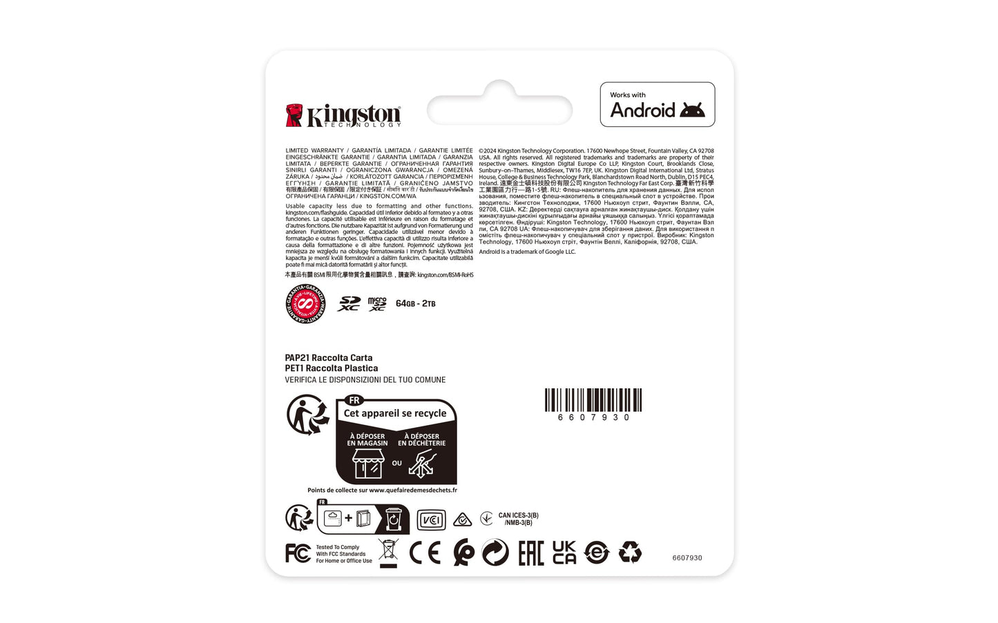 Kingston Tarjeta De Memoria SD, Canvas Select Plus Gen3, Capacidad: 512GB, Full HD, Clase 10, UHS-I, U3, V30, Lectura: 150MB/s, SKU: SDS3/512GB
