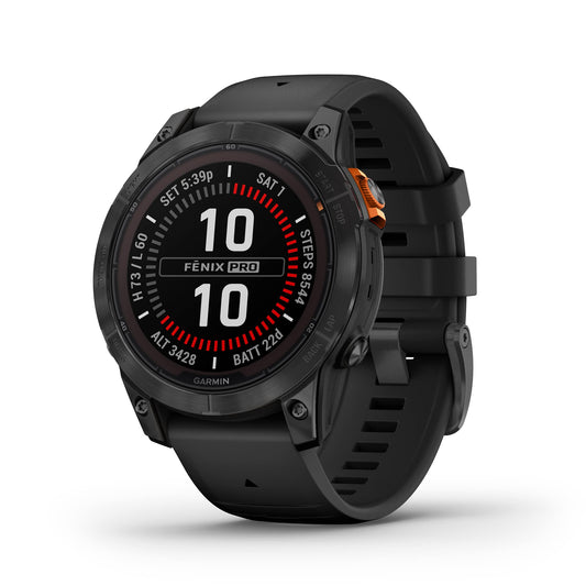 Garmin Fenix 7 Pro Solar, Gris Pizarra/Negro 47 mm