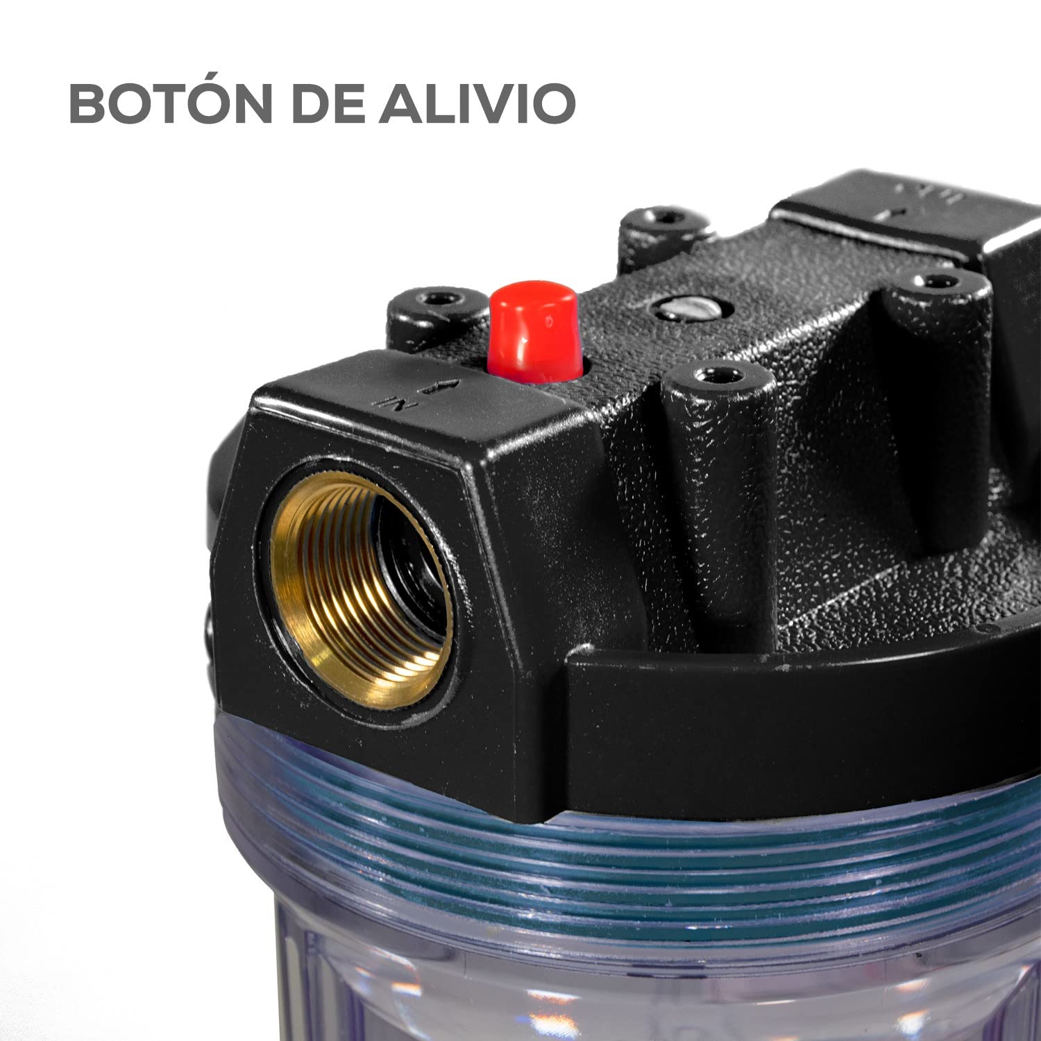 Porta Filtro Evans Transparente Big Blue Para Cartuchos 2.5x10