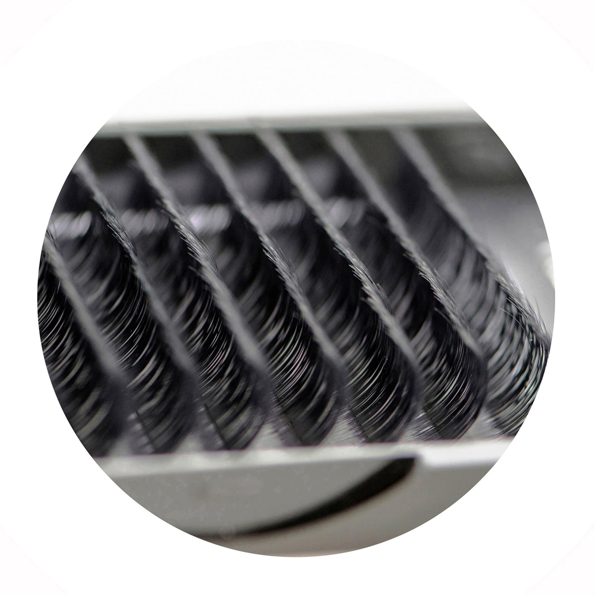 EMILYSTORES Eyelash Extensions 0.25mm Thickness B Curl Length 15mm Silk Mink Fake Eye Lashes In One Tray