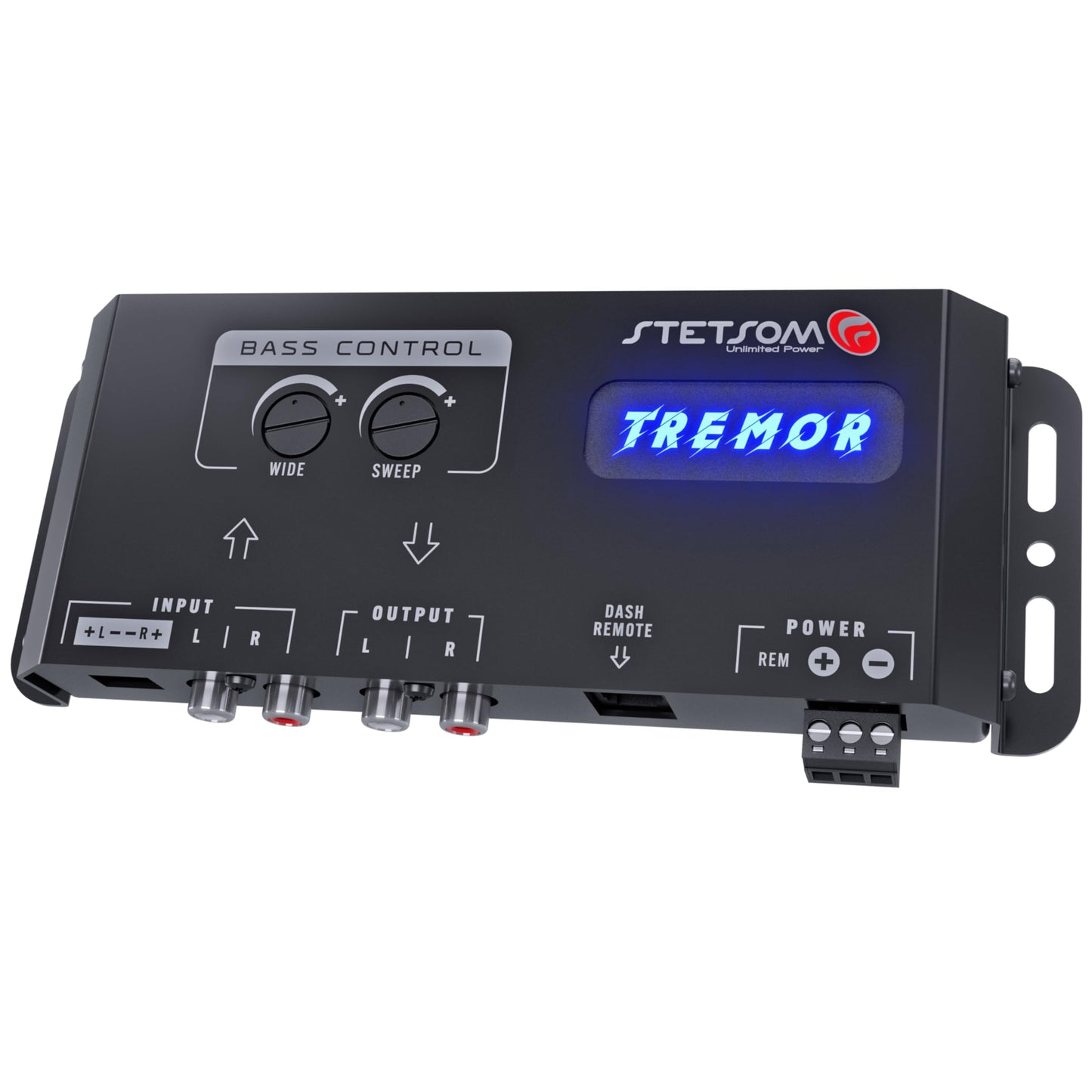 Stetsom Tremor Procesador de restauración de graves, Expansor de amplificador de graves para audio de auto con mando a distancia (sin pegatina de México)