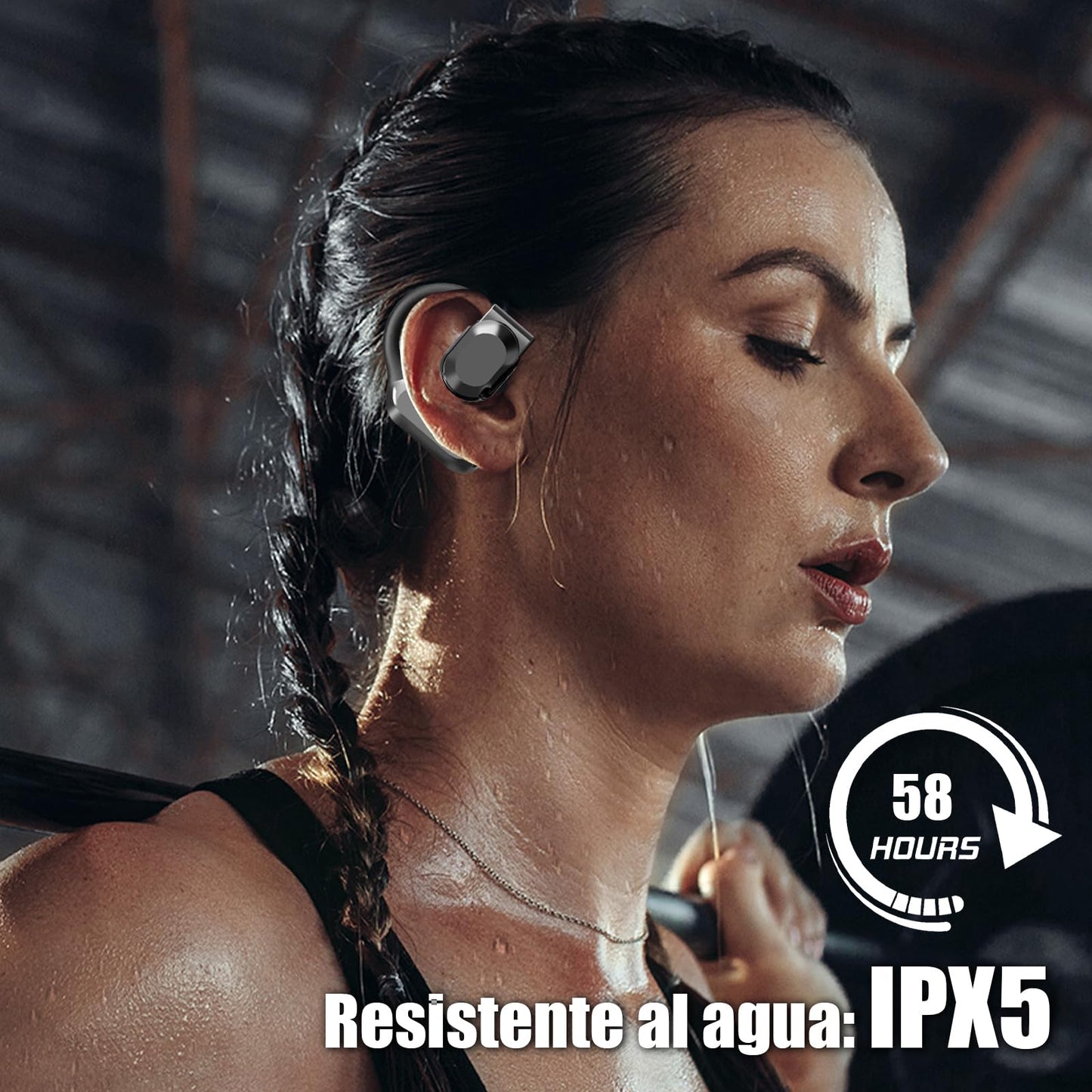 Audífonos Traductor Automática AI Negro con 144 Idiomas Bluetooth 5.4 para Viajes, Negocios y Aprendizaje