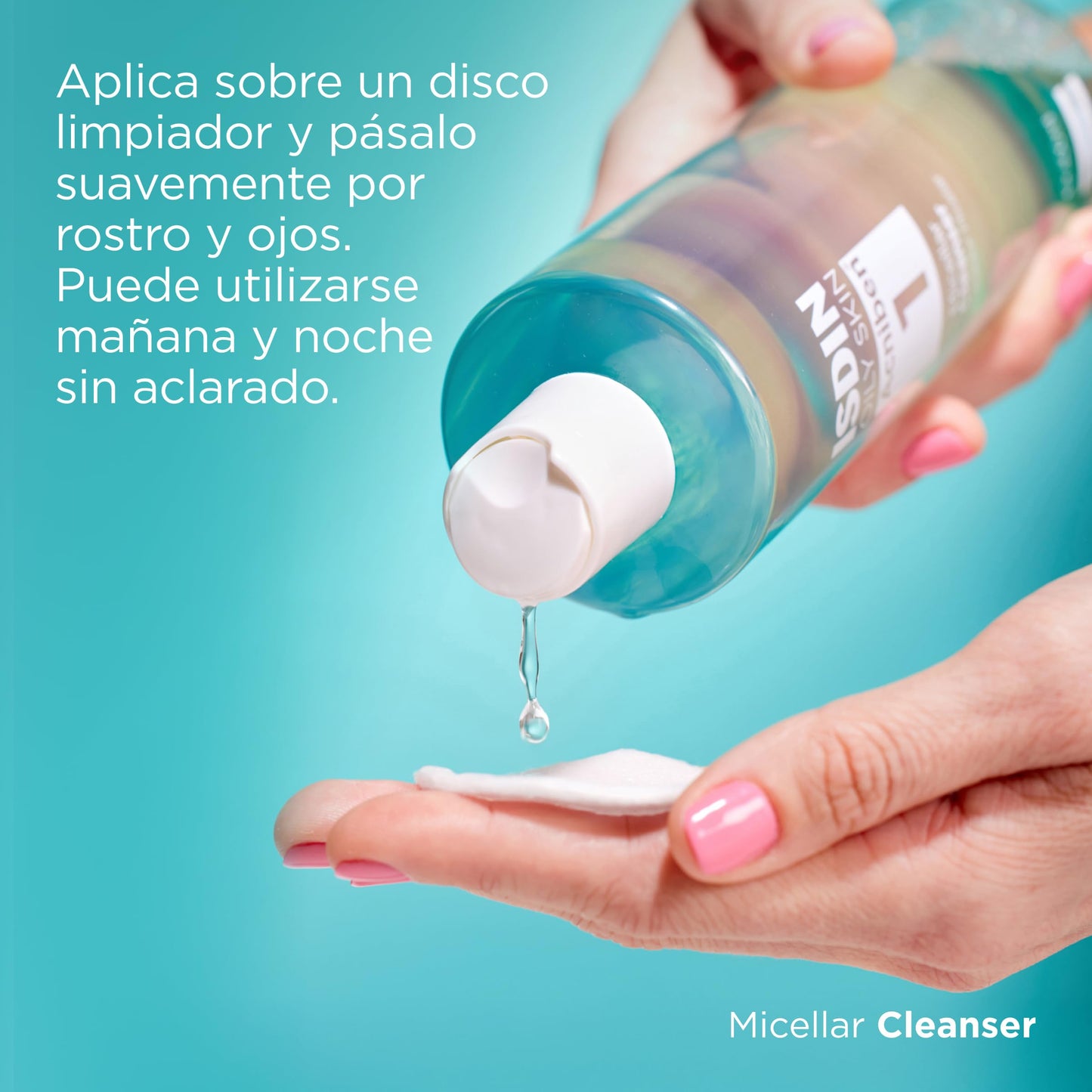 ISDIN AcnibenMicellar Cleanser, Limpiador Facial Desmaquillante Específico Para La Piel Grasa O Con Tendencia Acneica, Elimina El Exceso De Grasa Sin Resecar, Con Zinc Pca - 400 ml