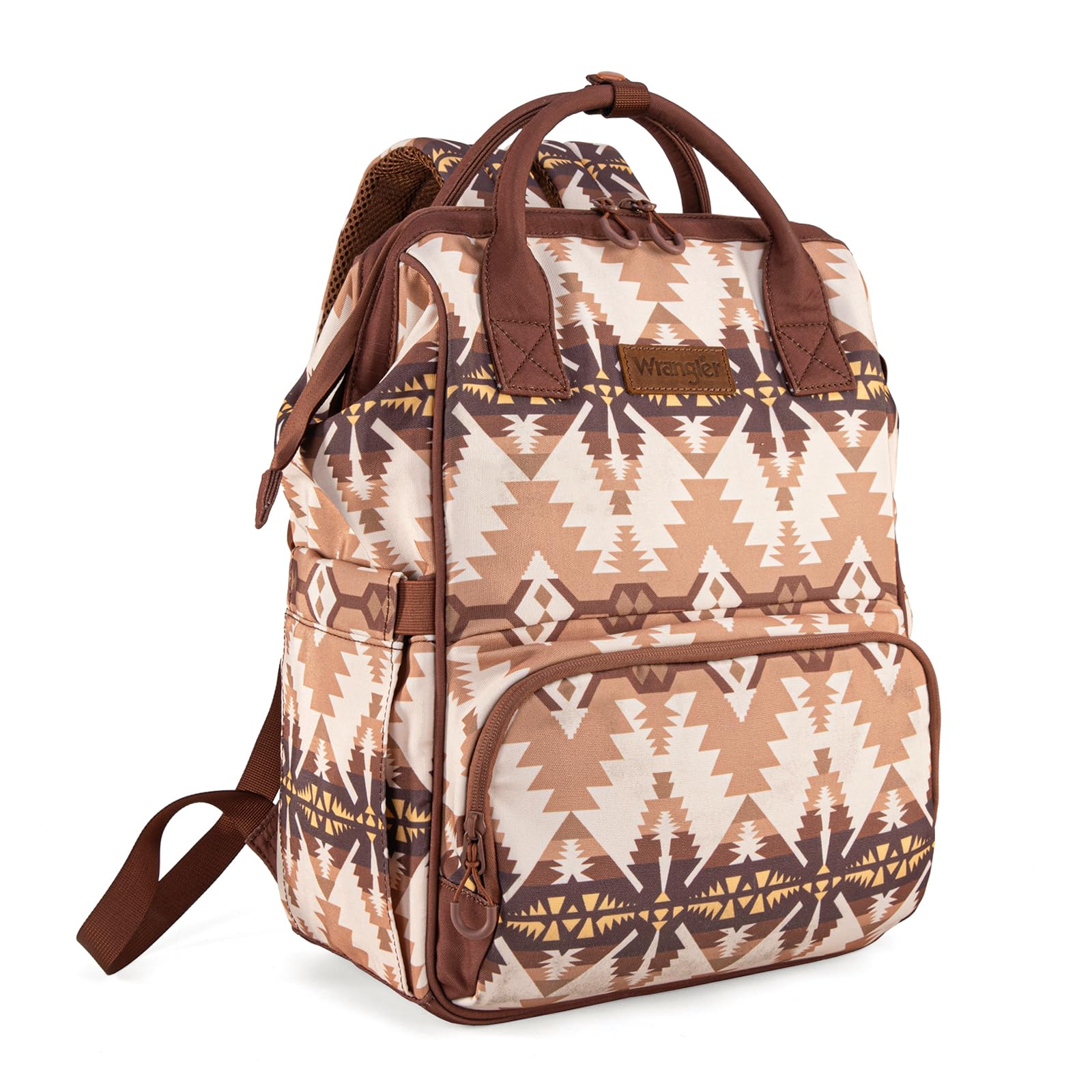 Montana West Wrangler Bolsa de pañales Mochila Western Bolsa de bebé, Aztec-beige