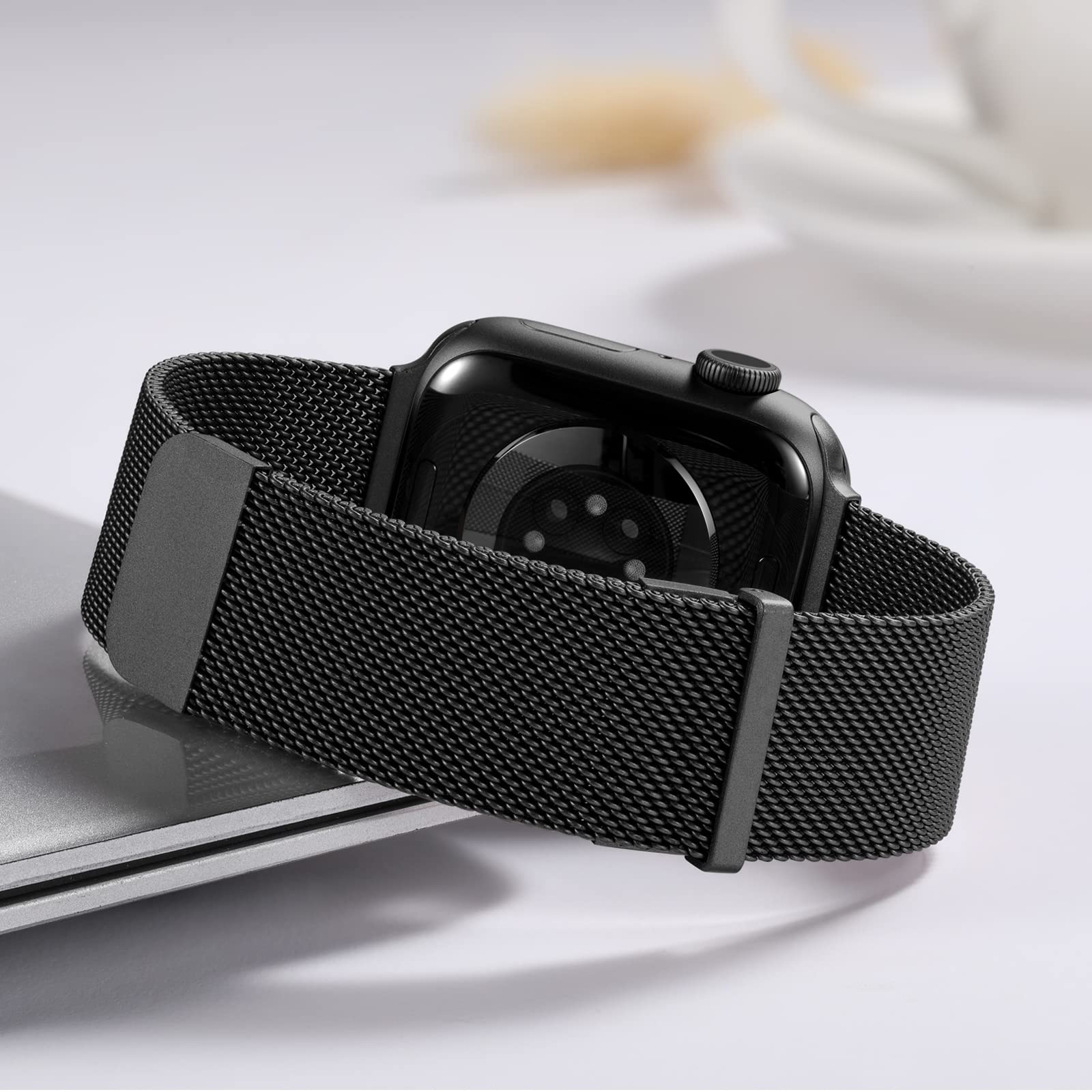 GEAK Compatible con Correa Apple Watch 38mm 40mm 41mm 42mm 44mm 45mm 49mm, Clásica Correa de Metal de Acero Inoxidable Compatible con iWatch Series 9 8 7 6 5 4 3 2 1/SE Ultra 2
