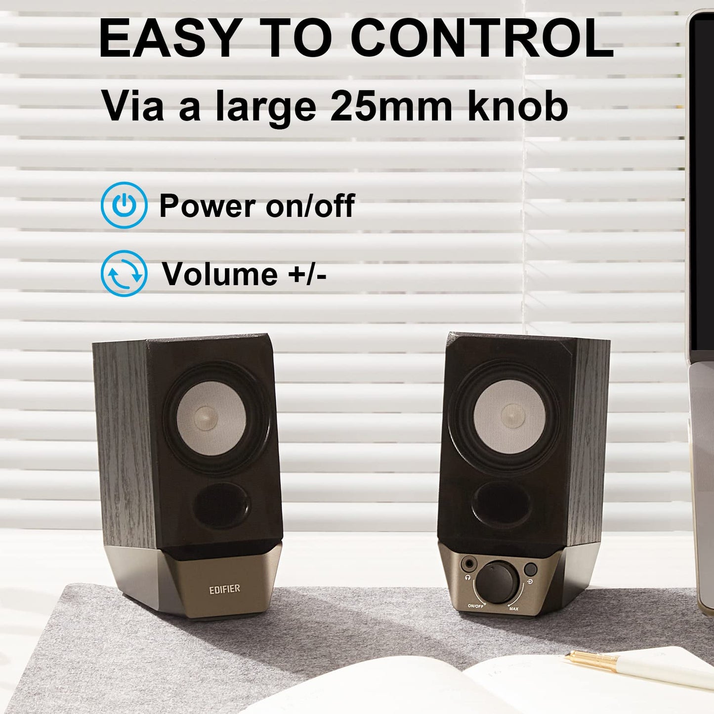 Edifier Bocinas para computadora R19BT, alimentadas por USB y con Bluetooth