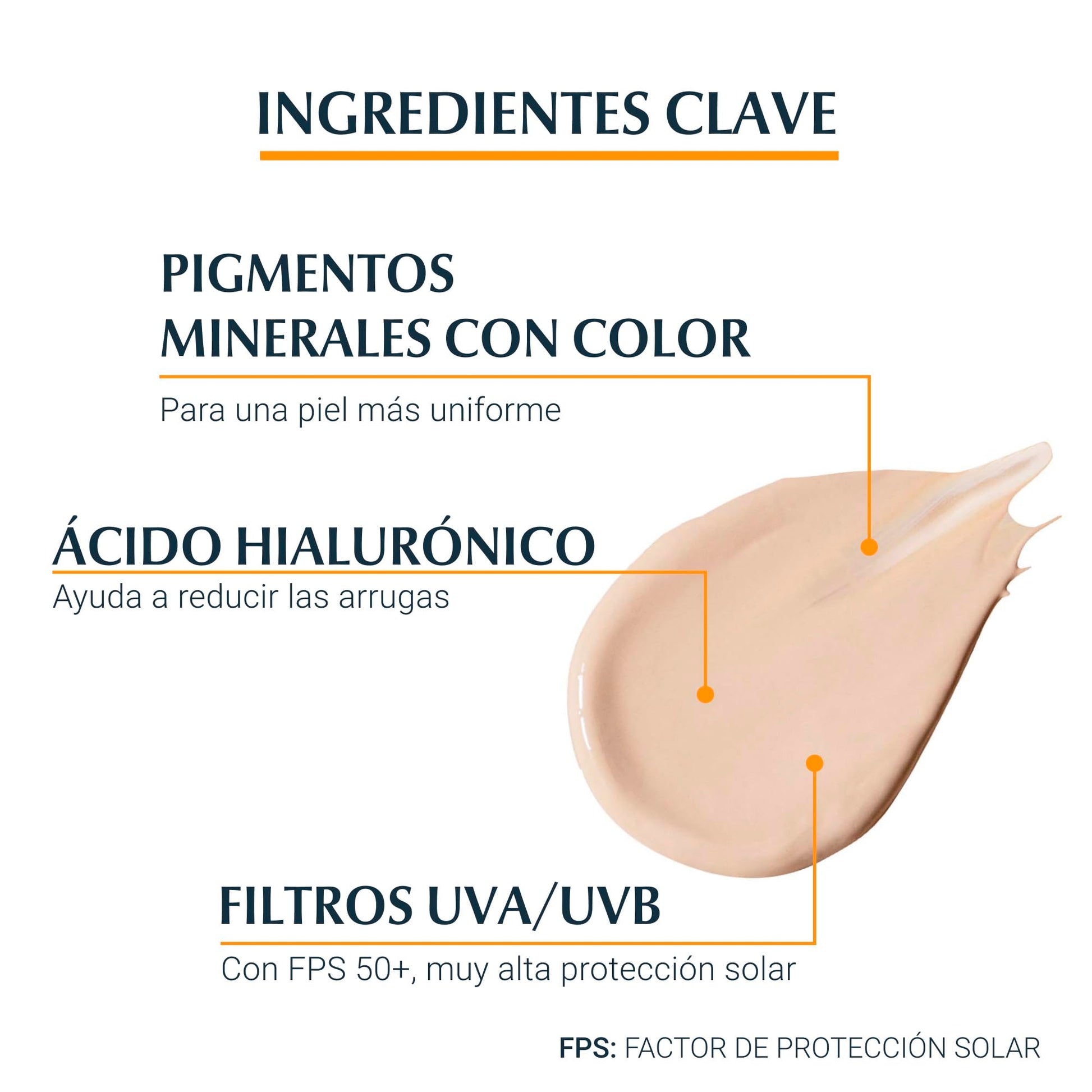 Protector Solar Facial Eucerin claro FPS 50+ CC Cream 50ml