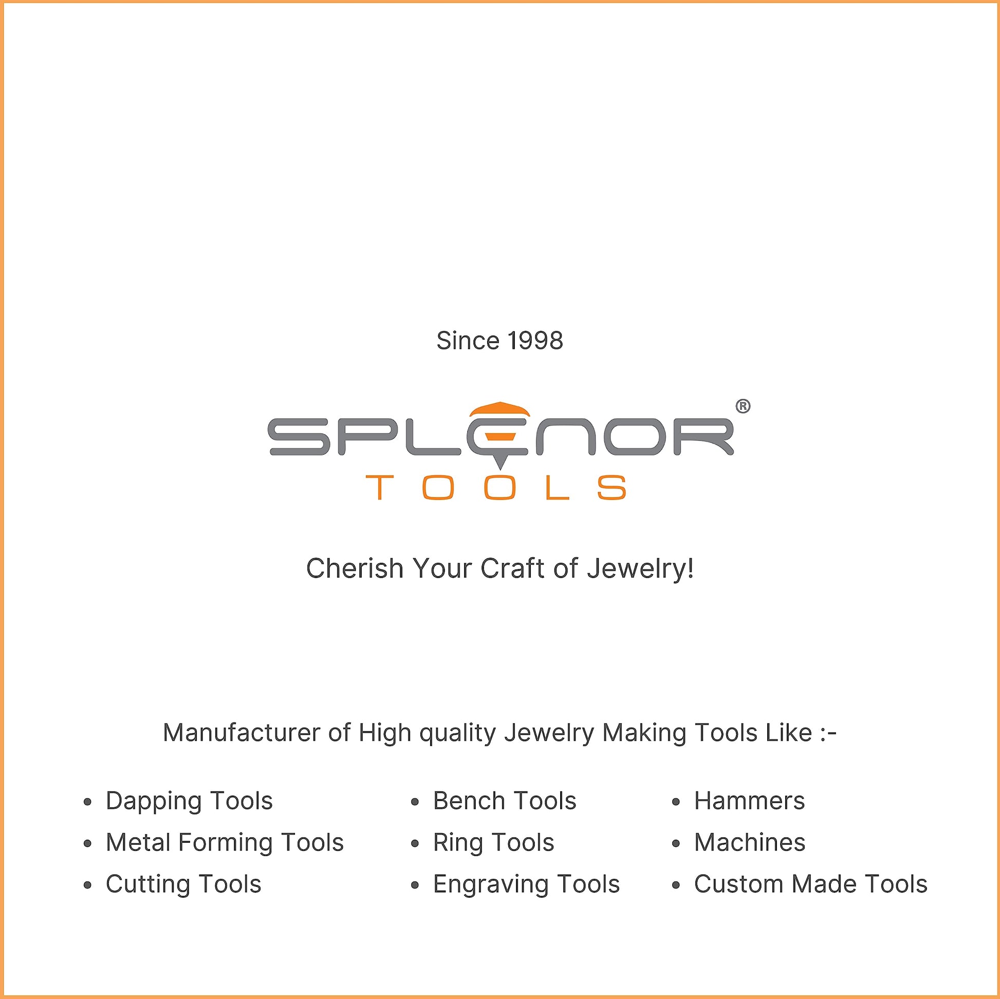 Medidor de Dedos Splenor Tools Acero Inoxidable y Acero Inoxidable SS RM