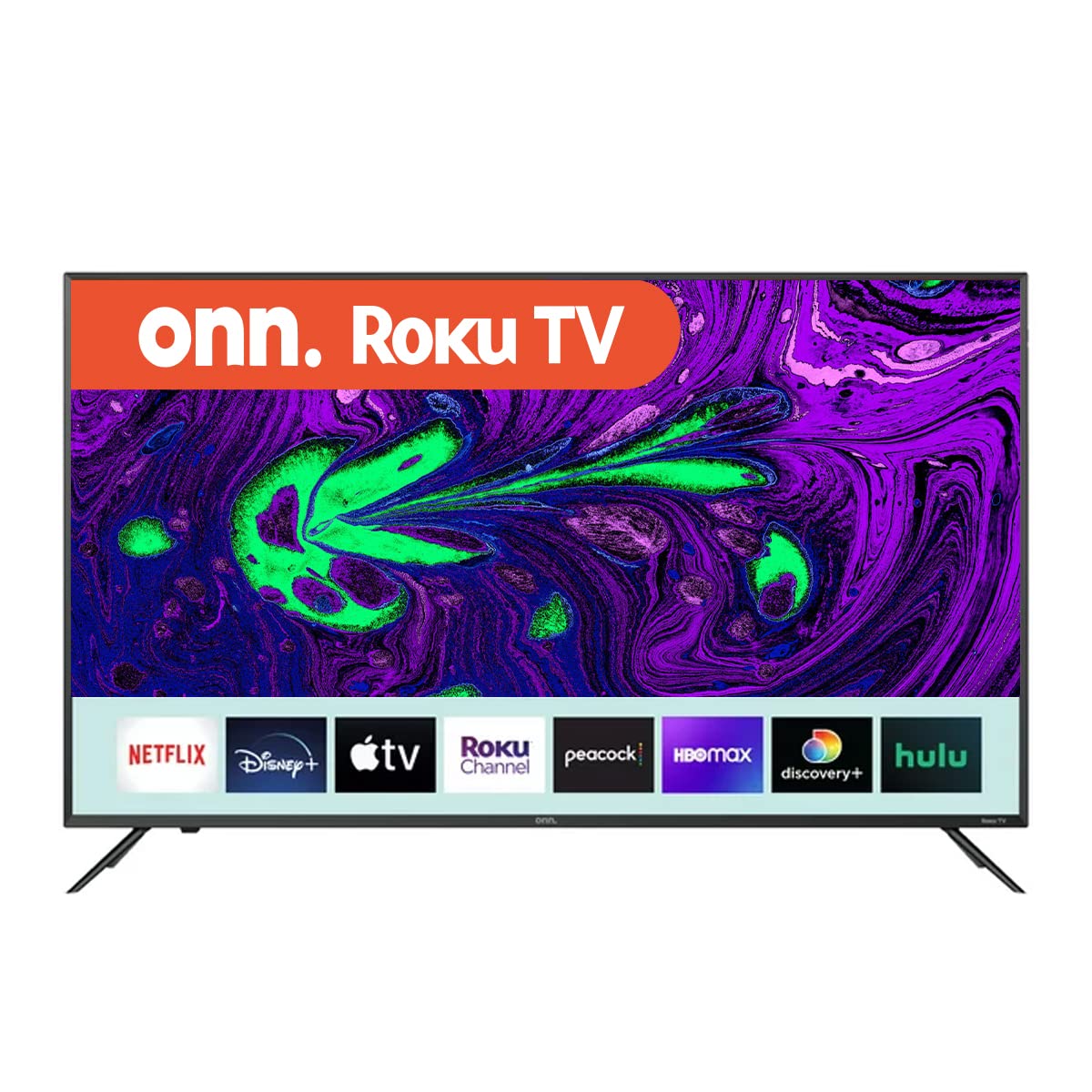 Televisión LED UHD 4K 55 Pulgadas ONN Serie 1 Smart Roku con HDR HDMI Alexa y Asistente Google Reacondicionada