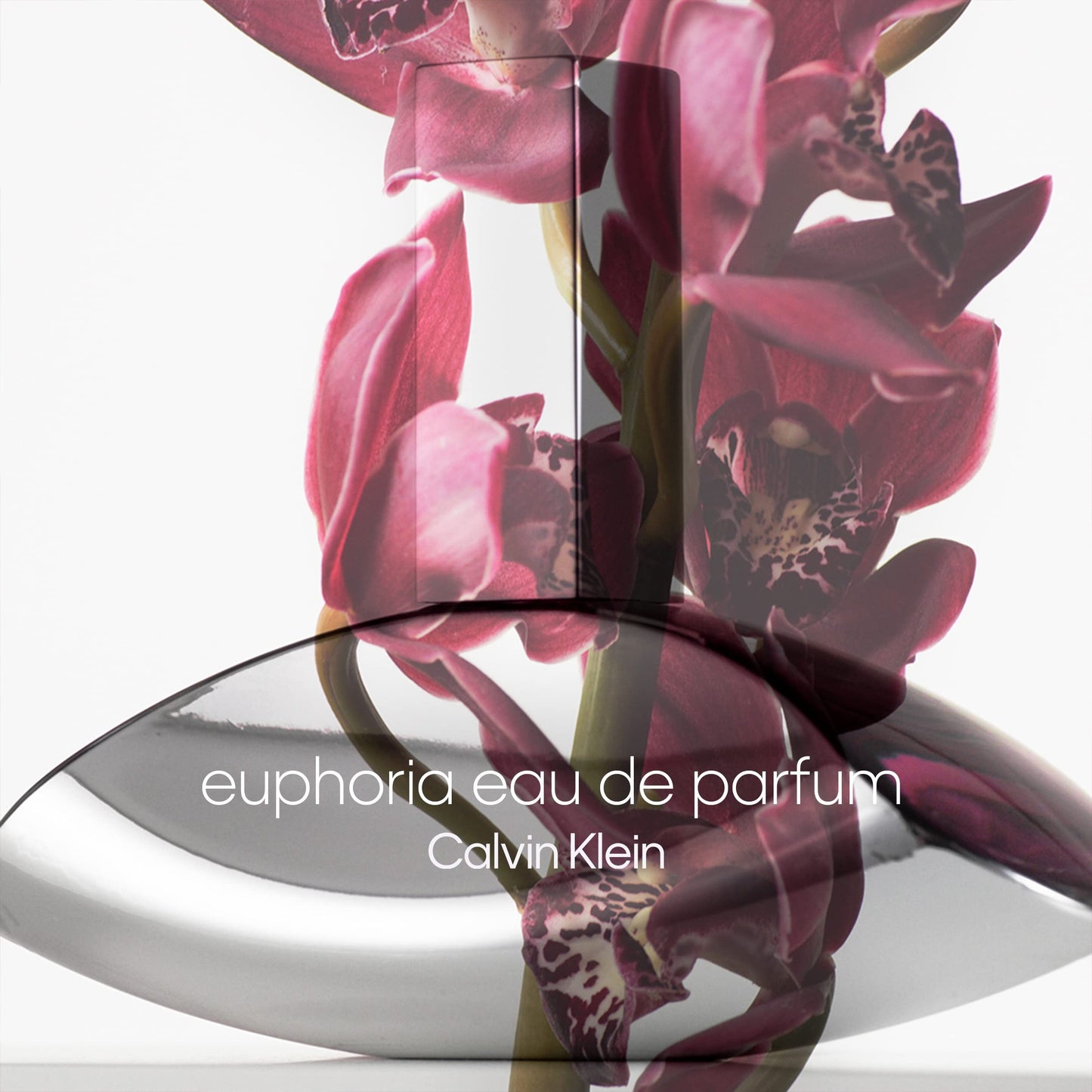 CALVIN KLEIN - Euphoria Eau de Parfum Mujer 100 ml, Fragancia Oriental Floral, Notas de Granada y Orquídea Negra, Perfume Sensual y Sofisticado, Aroma Intenso y Duradero, Colonia Original