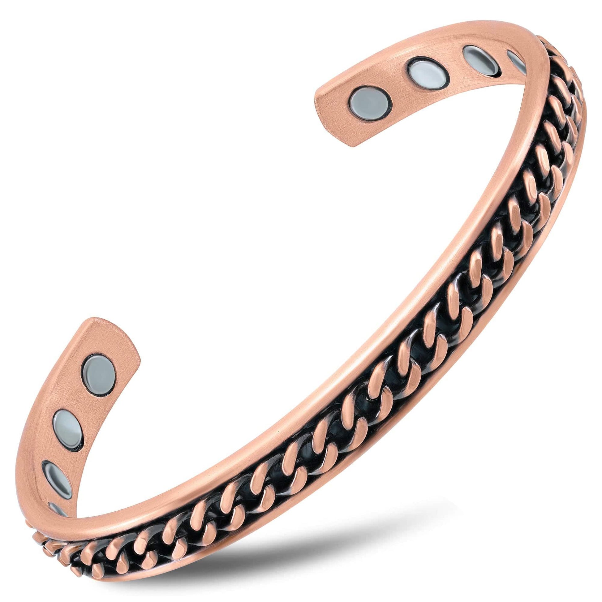 Pulseras Magnéticas MagnetRX Cobre Puro Ajustables para Hombres y Mujeres