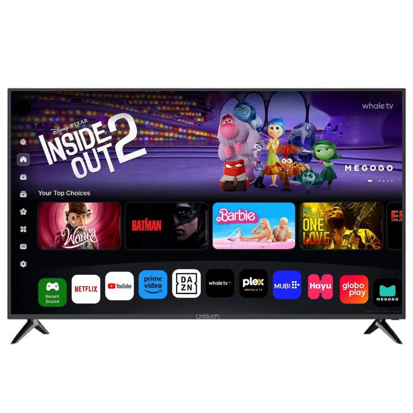 Pantalla Smart TV LED Q-touch FHD 40 Pulgadas Whale Os Dolby Audio