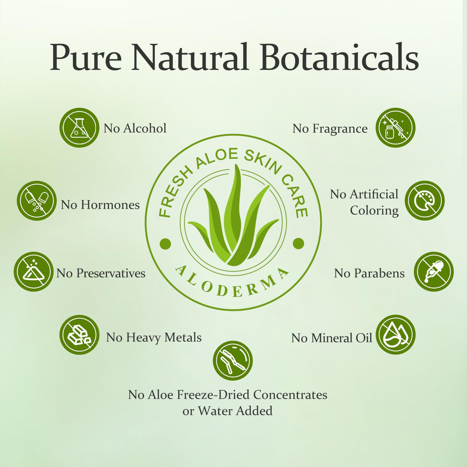 Jugo Orgánico de Aloe Vera Aloderma para Hidratación de la Piel (240ml, 8.1 oz)