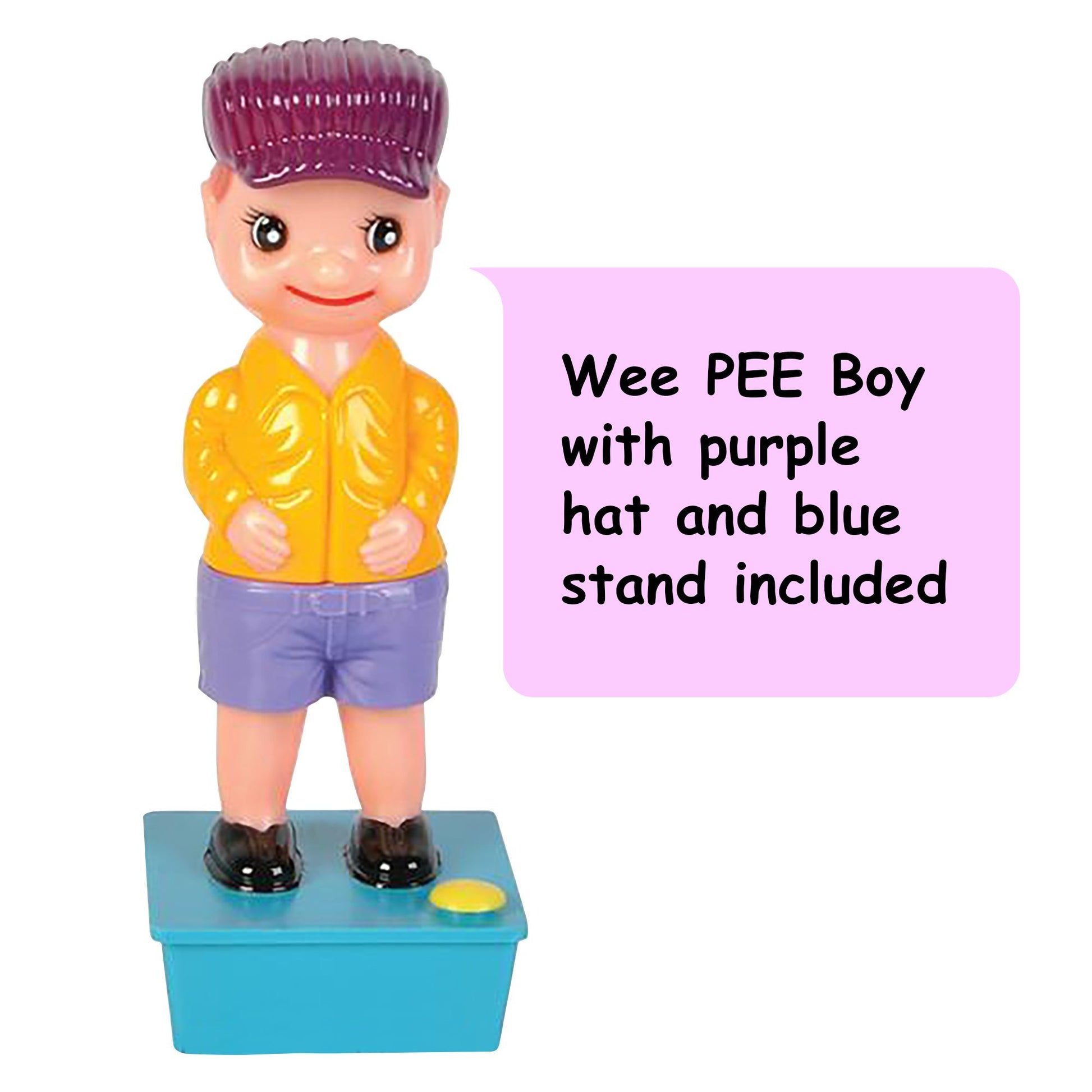 ArtCreativity Squirt Wee Pee Boy Set (Pack of 2) | 7.5" Peeing Boy Squirter Toys | Leak-Free Water Base | Classic Funny Novelty Gag Gift for Men, Women, Kids (Multicolor)