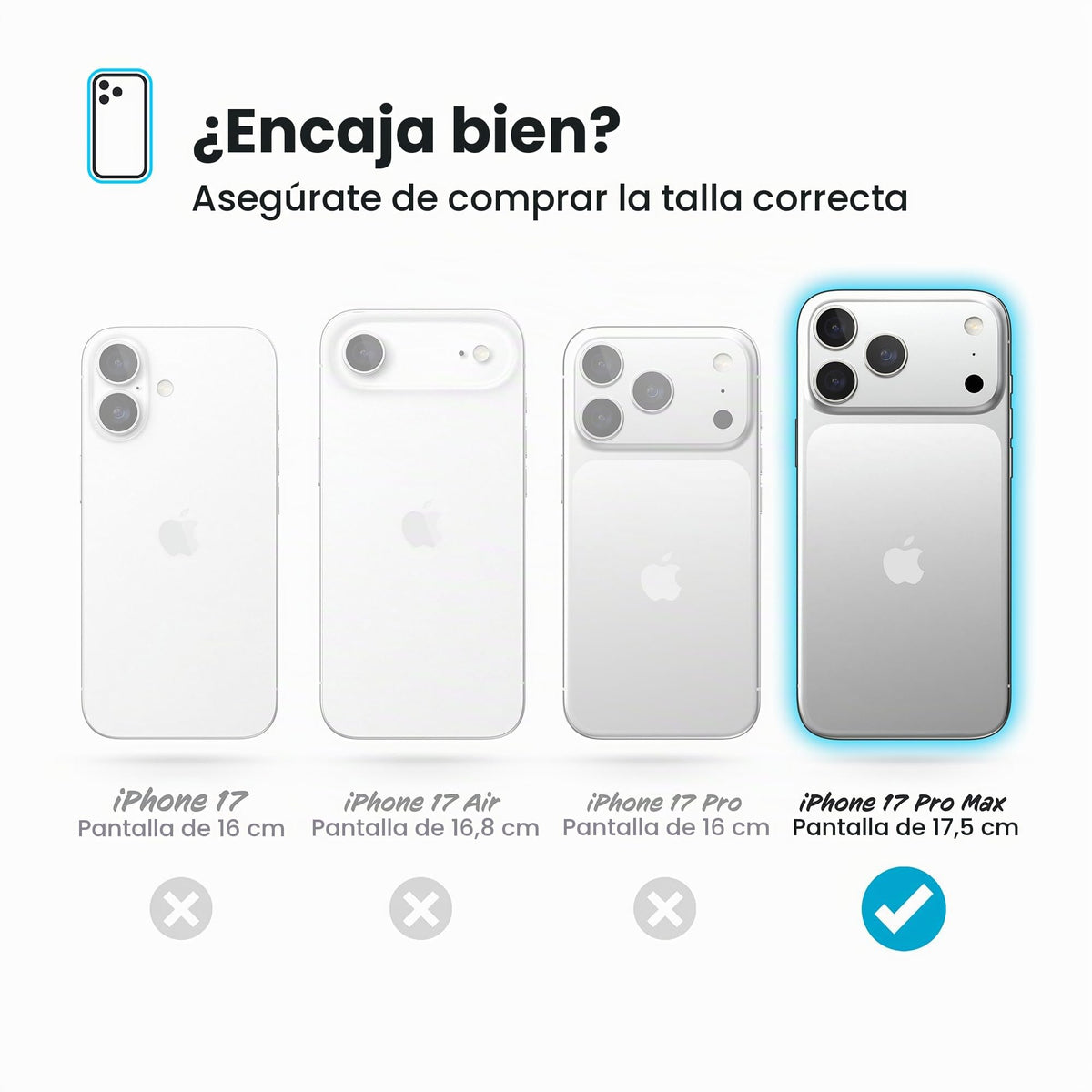 Funda para iPhone 17 Pro MAX Speck CANDYSHELL Azul Misterioso con Agarre Protector Delgado y Compatibilidad con MagSafe