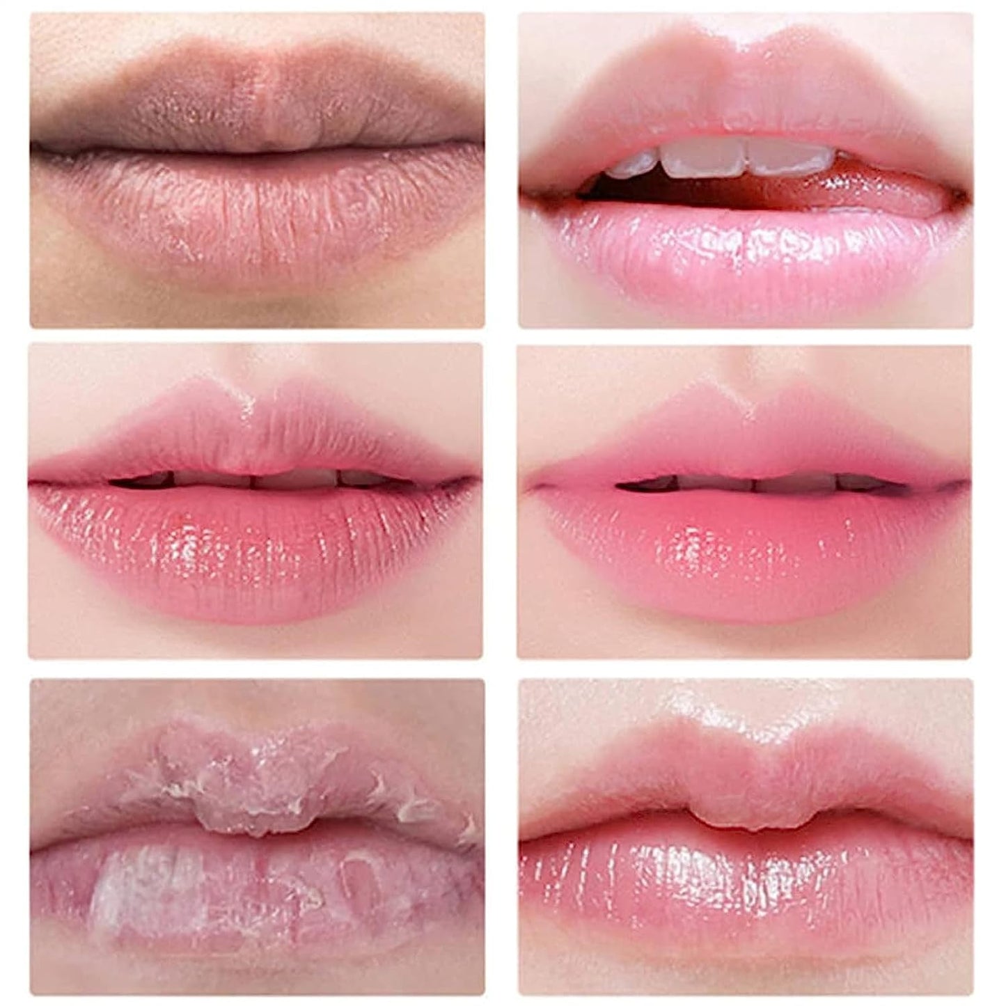 Conjunto de 4 Mascarillas Nutritivas para Labios, Bálsamo Reparador Labial para Dormir. Tratamiento Nocturno para Labios Secos. Cuidado Hidratante para Labios Agrietados.