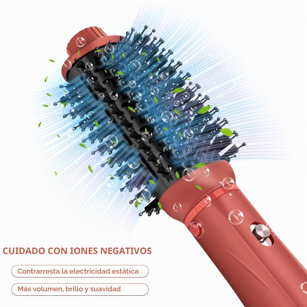 Juego de Cepillos IG Inglam Negro Multipeinado 5 en 1 para Mujer