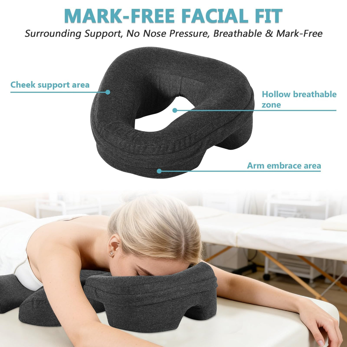 Almohada de Masaje Hdenmist boca abajo para Dormir