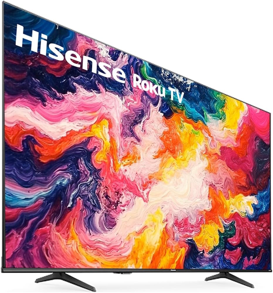 Hisense Television Smart TV de 50 Pulgadas Class 4K Ultra HD (2160P) HDR Roku Smart LED TV HDR, Wi-Fi de Doble Banda, Motion Rate120 50R6E5 Funciona con Alexa y Asistente Google
