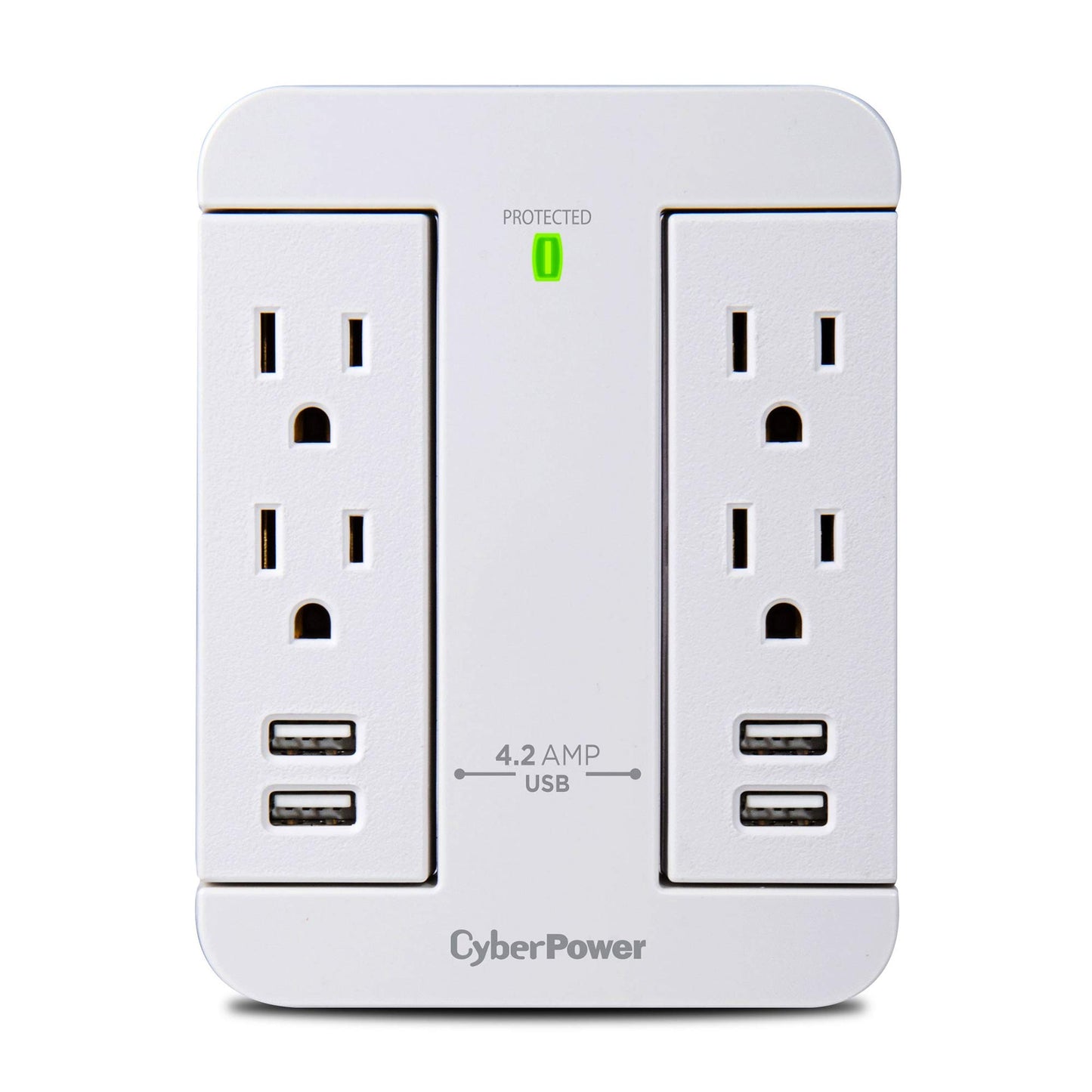 CyberPower GP400U4AWH Supresor de Picos, Blanco, Pequeño