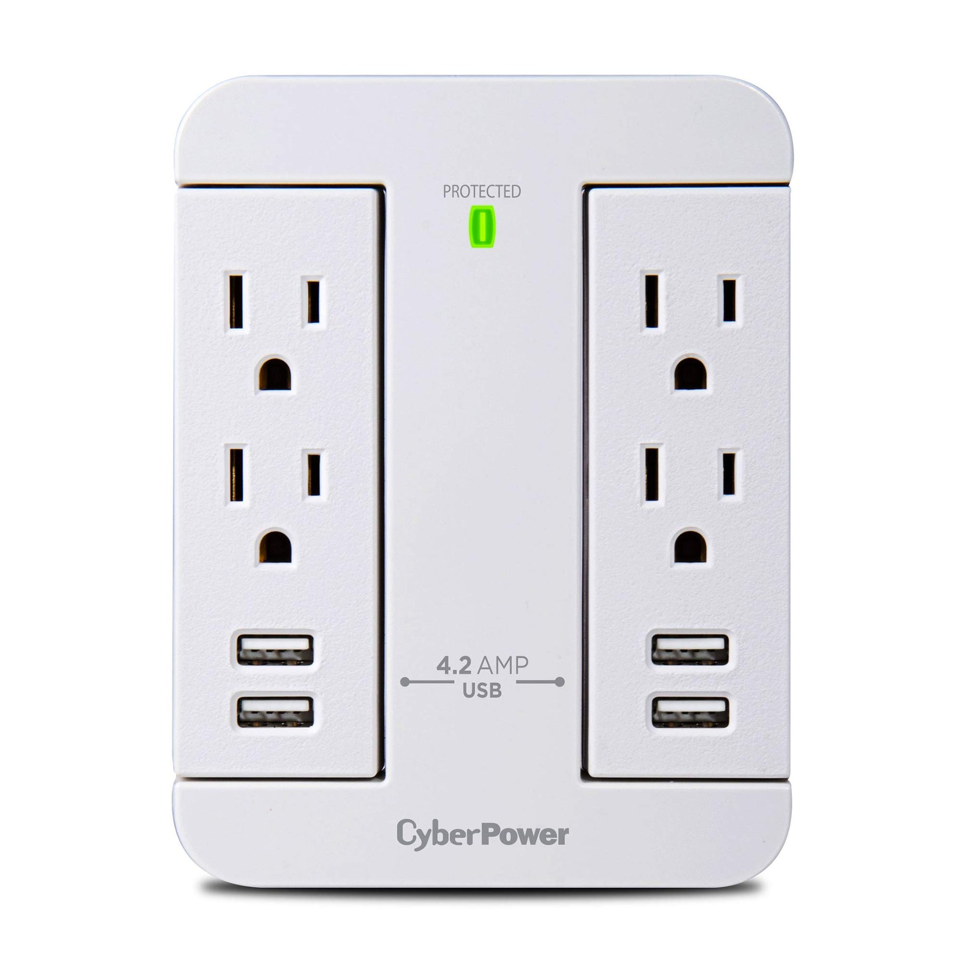 CyberPower GP400U4AWH Supresor de Picos, Blanco, Pequeño