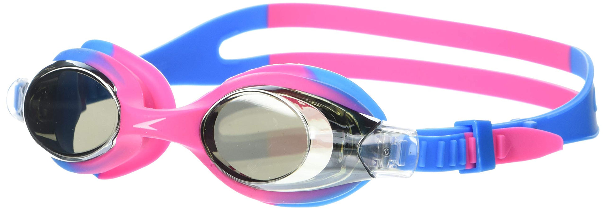 Anteojos de Natación Speedo Azul y Rosa/Gris con Protección UV y Antiniebla para Niños
