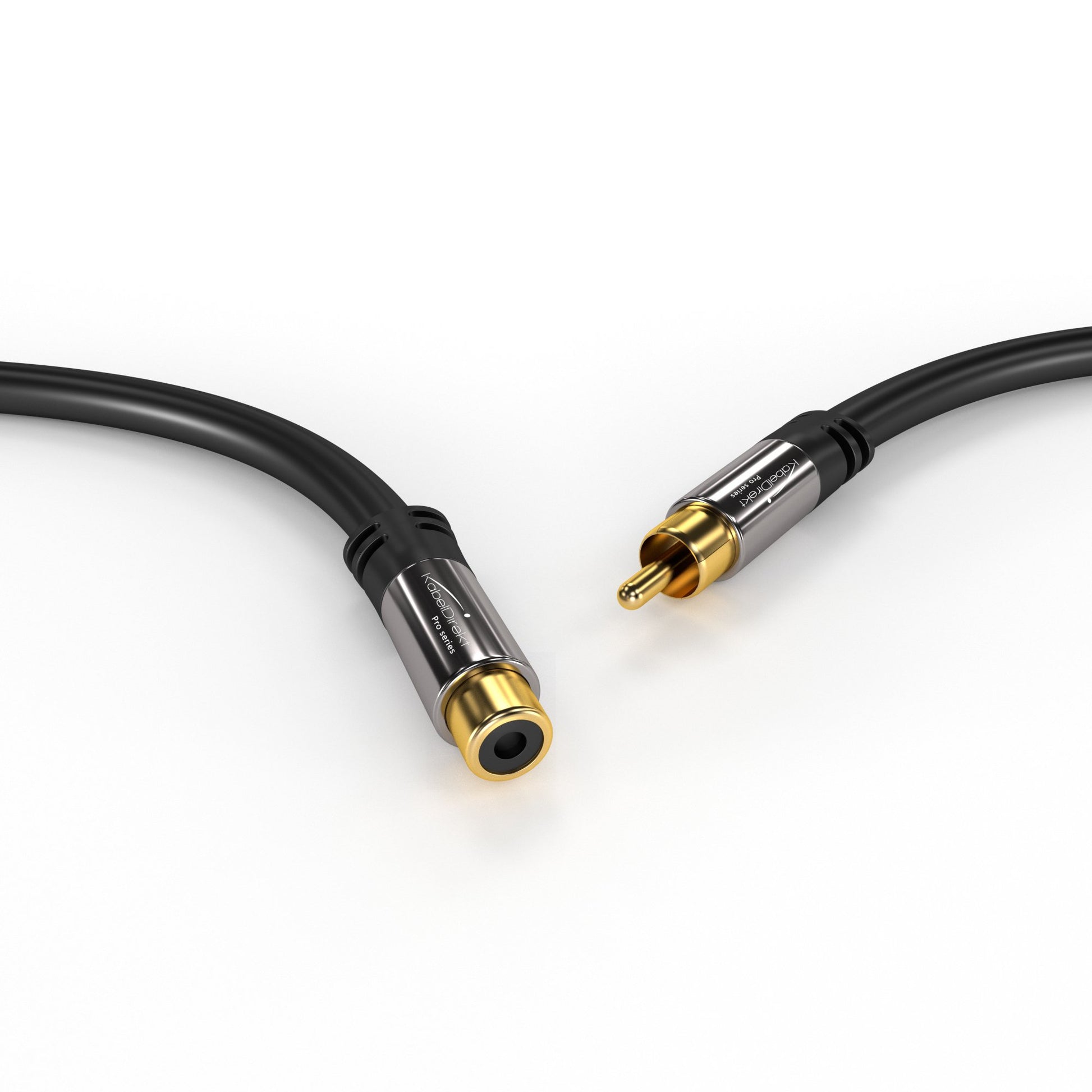 KabelDirekt – Cable de extensión Cinch – 25ft/7.6m