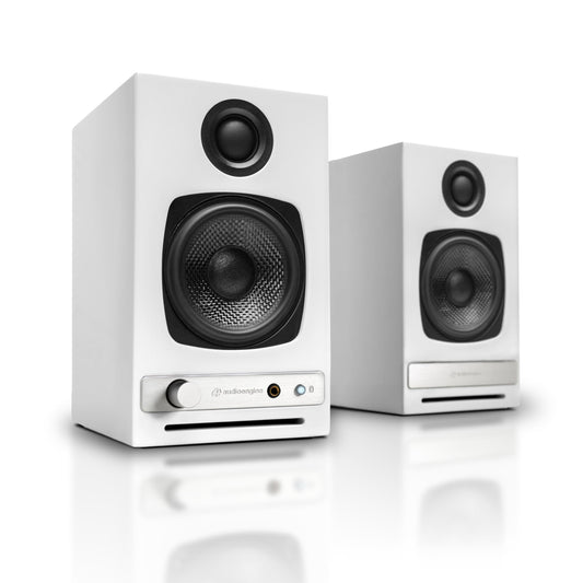Audioengine Altavoces de Escritorio inalámbricos Bluetooth A2 HD: Bocinas para mi Computadora de 60 W para música y Juegos