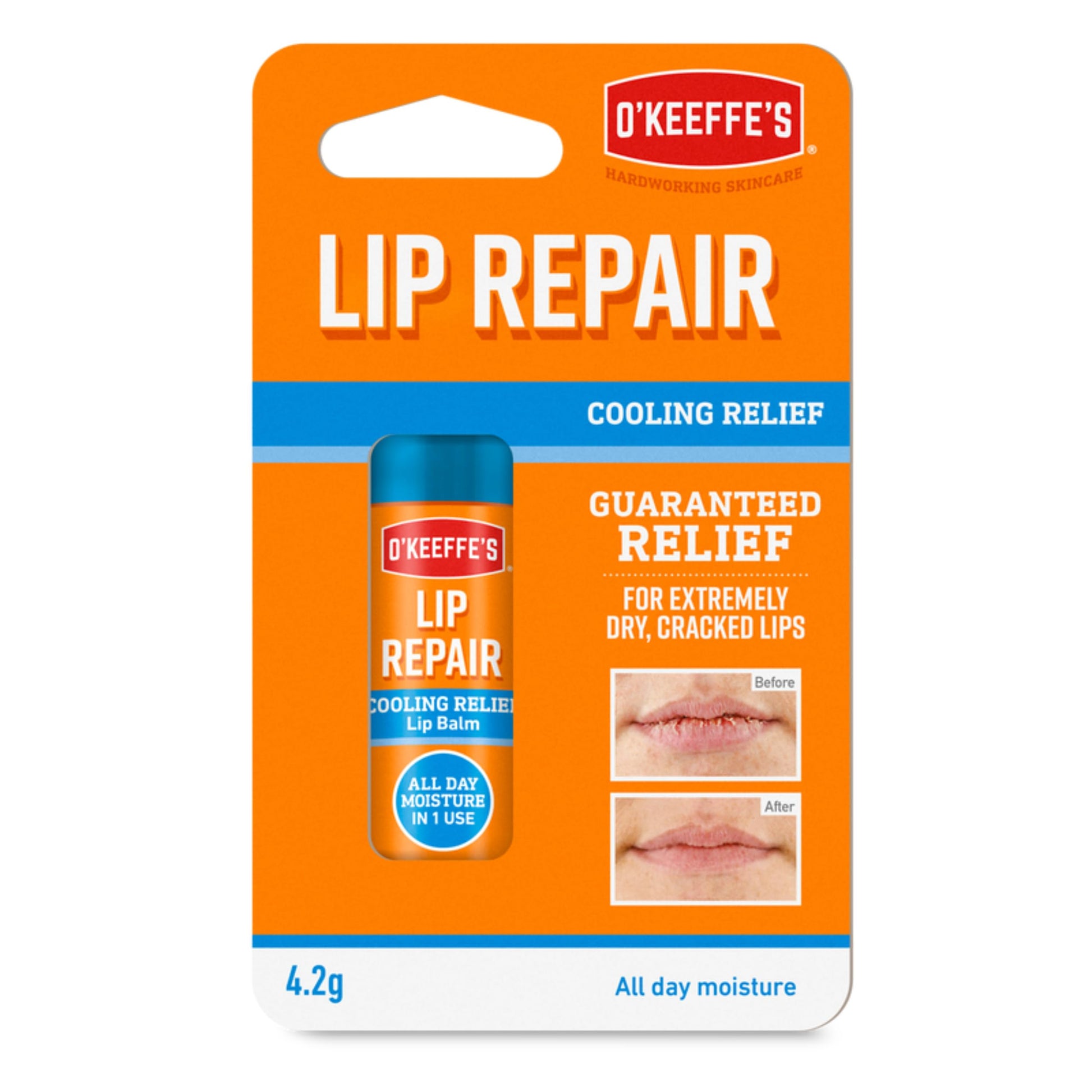 Lápiz de Reparación de Labios O'Keeffe's Refrigeración 6 Unidades