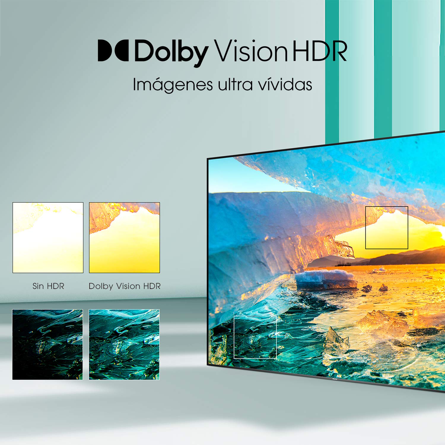 Pantalla Hisense 50" 4K UHD Android TV con Control de Voz 50A6G (2021)
