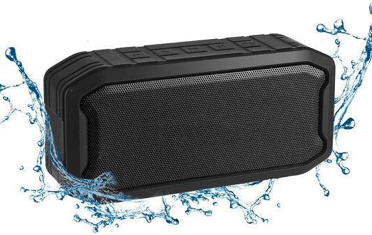 Límite-MX Bocina Bluetooth 5.0 Portátil, Duales Altavoces Bluetooth Portátil con Sonido Estéreo HD, IPX7 Impermeable, Compatible con iPhone, Android