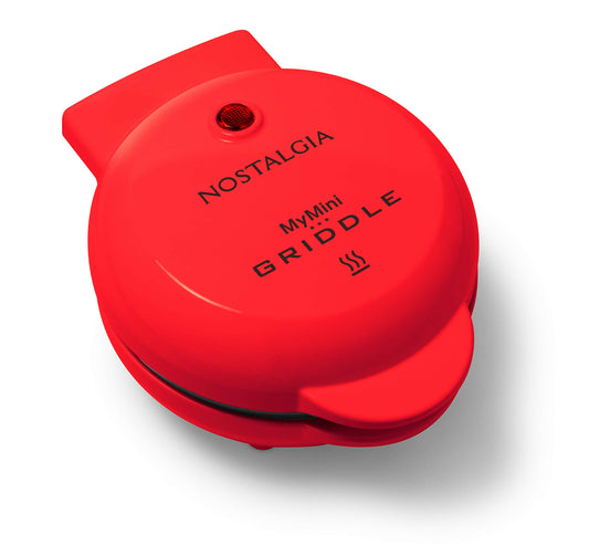 Mini Parrilla Nostalgia 5 Pulgadas Antiadherente para Cocinas Pequeñas