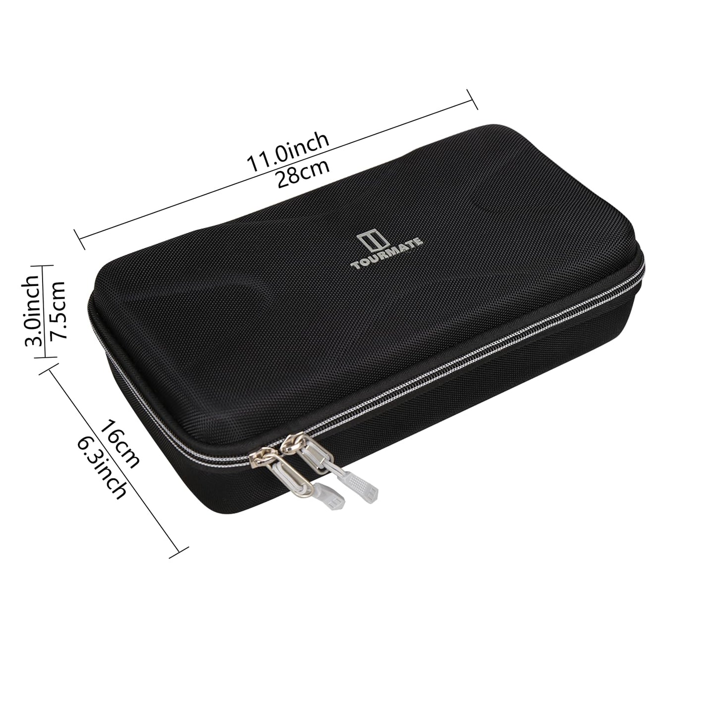 Tourmate - Funda rígida de almacenamiento para brightup barba, para hombres, cortapelos, afeitadoras eléctricas (solo caso)