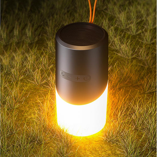 Altavoz Portátil IHAO Negro con Luz EBS-705
