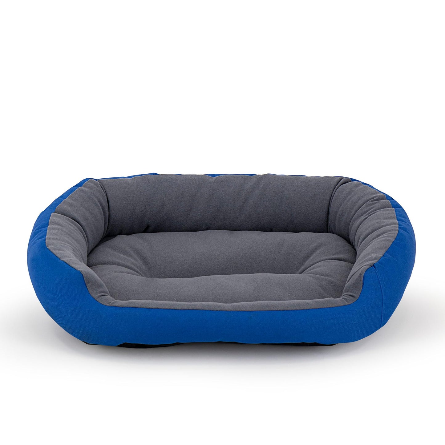 Cama para Perro Hills Azul/Gris Resistente y Confortable con Relleno Suave en Talla Small