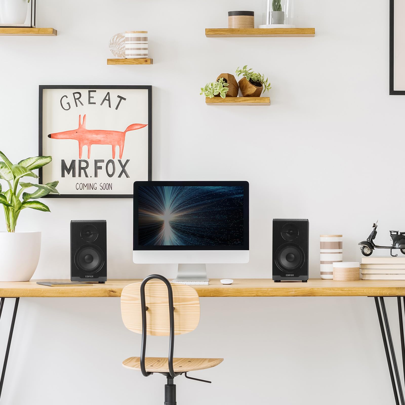 Altavoces Activos Edifier Negro Bluetooth 2.0 para computadora y Monitor de Estudio